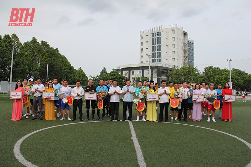 Khai mạc Giải Bóng đá Người làm báo Thanh Hóa lần thứ VI - Cúp Đông Á năm 2023