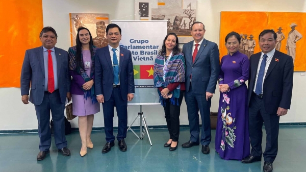 Delegation des Nationalitätenrates der Nationalversammlung besucht und arbeitet in Brasilien