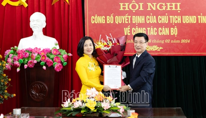 Bổ nhiệm Tổng Biên tập Báo Nam Định giữ chức Giám đốc Đài Phát thanh và Truyền hình tỉnh