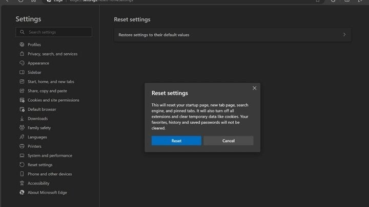 Microsoft Edge でメモリ使用量が多いという警告が表示された場合の対処方法 - 8