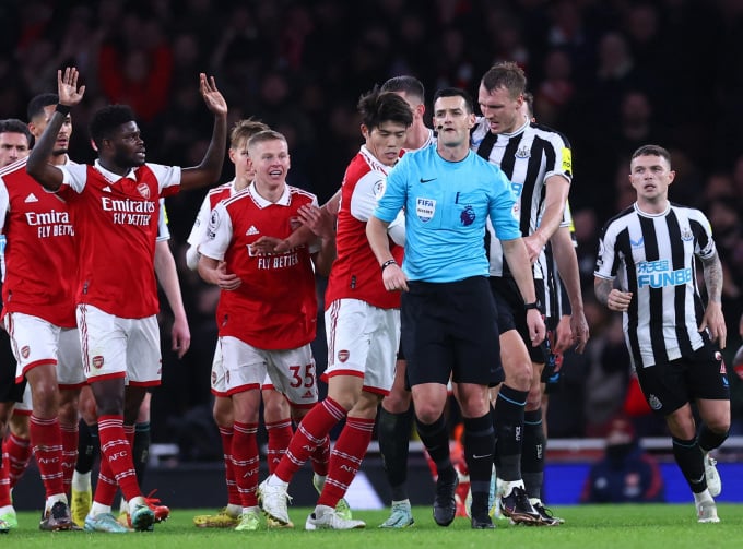 Die jüngsten Aufeinandertreffen zwischen Arsenal und Newcastle waren oft heftig. Foto: Reuters