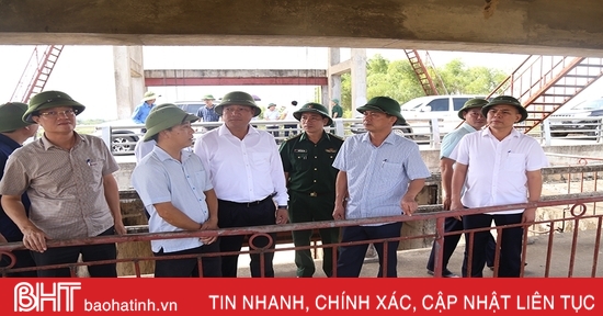 Chủ động ứng phó thiên tai, bảo vệ các vị trí trọng yếu trên tuyến đê La Giang