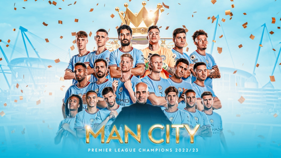 Man City a officiellement remporté la Premier League 2022/2023.