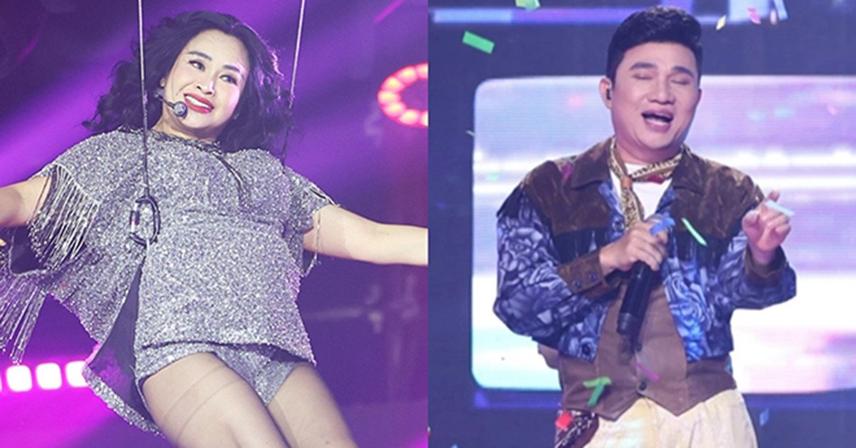 Surprised when diva Thanh Lam dares to do somersaults, singer Quang Linh sings teen music