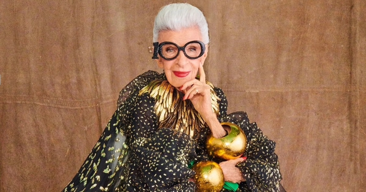 L'icône mondiale de la mode Iris Apfel décède à l'âge de 102 ans