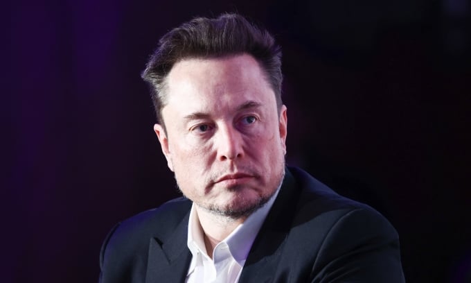 Der amerikanische Milliardär Elon Musk am 22. Januar in Krakau, Polen. Foto: AFP