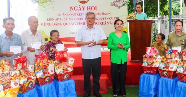 Die Vorsitzende des Volksrats von Ho-Chi-Minh-Stadt, Nguyen Thi Le, nahm am Fest „Frühlingssolidarität“ teil.