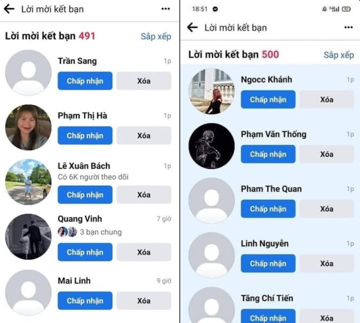 يوجد خطأ في فيسبوك عند إضافة الأصدقاء تلقائيًا عند عرض 