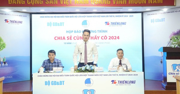 Khởi động chương trình Chia sẻ cùng thầy cô năm 2024