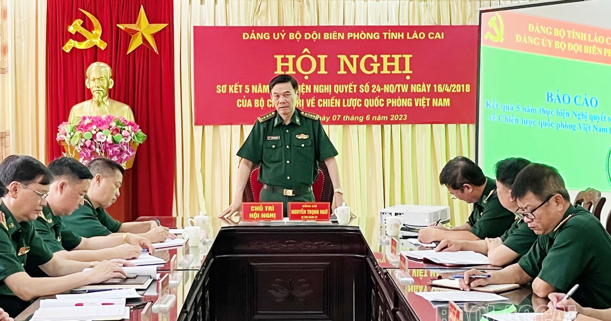 Summary of 5 years of implementing Resolution No. 24 of the Politburo on Vietnam's National Defense Strategy