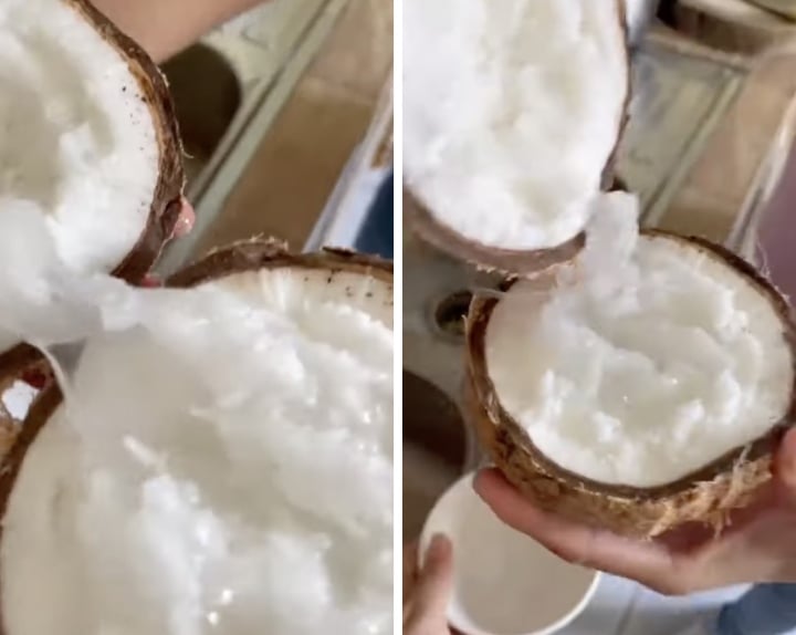 More than 200,000 VND/unique coconut, customers still flock to buy - 1