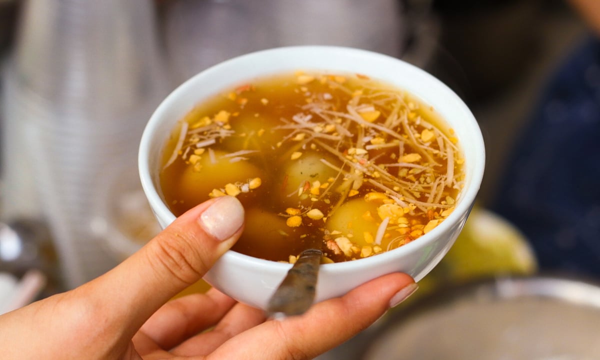 Sui din: comida callejera china en el recorrido gastronómico de Hai Phong