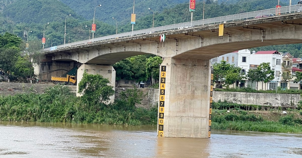 Des pluies modérées et fortes continuent de tomber à Lao Cai