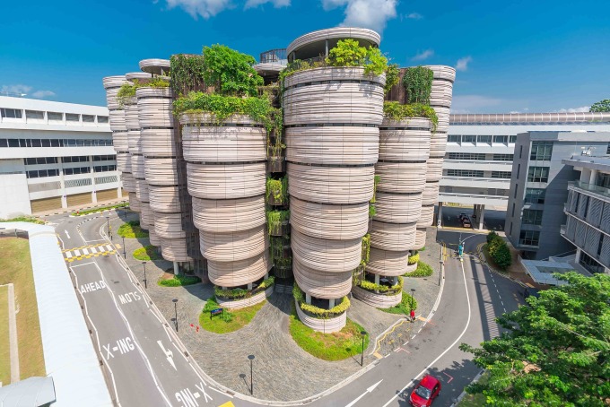 南洋理工大学のキャンパス。写真：NTU