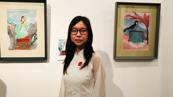 17-year-old author exhibits paintings on the theme of diplomatic missions