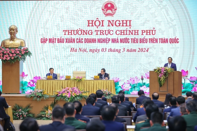 TỔNG THUẬT: Thường trực Chính phủ gặp mặt đầu xuân các doanh nghiệp nhà nước tiêu biểu trên toàn quốc