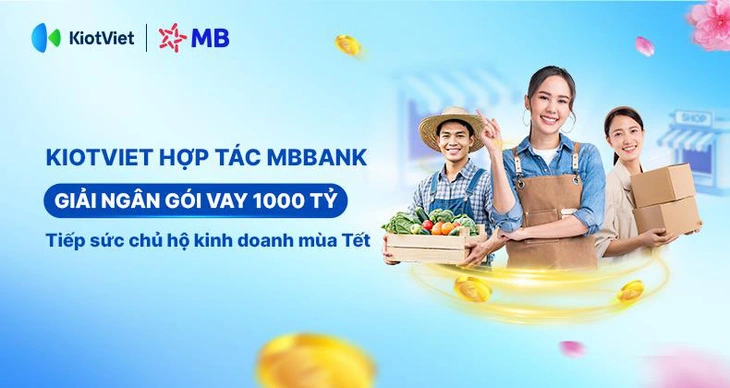 KiotViet และ MBBank จ่ายเงินช่วยเหลือครัวเรือนธุรกิจ 1 ล้านล้านบาท