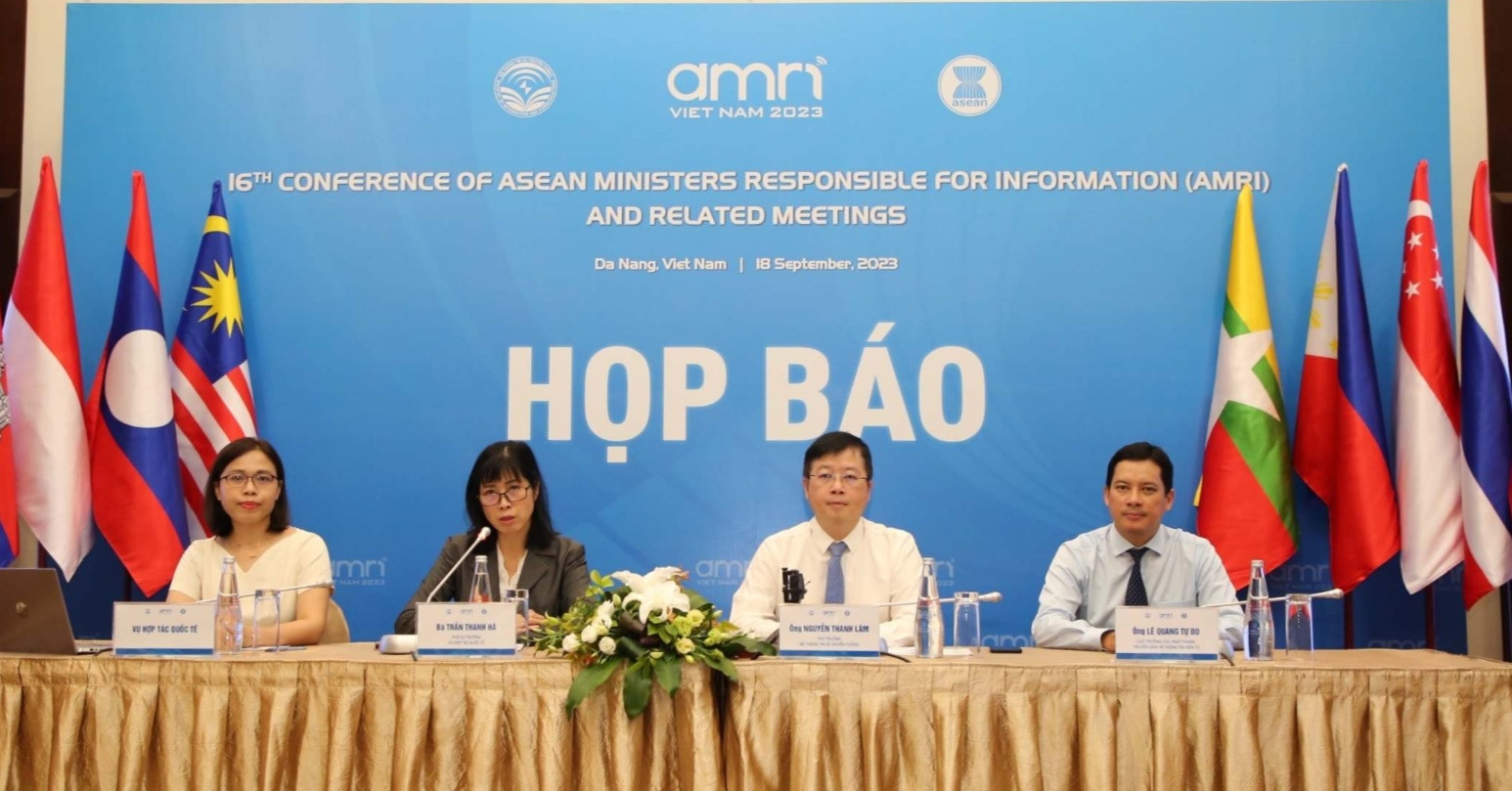 Press Conference of the 16th ASEAN Ministers on Information Meeting