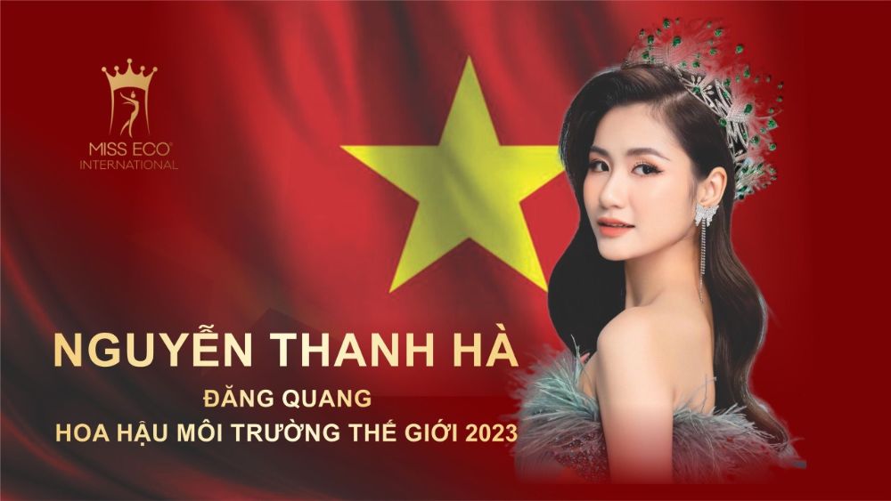 Nguyễn Thanh Hà xuất hiện sau đăng quang Hoa hậu Môi trường Thế giới 2023