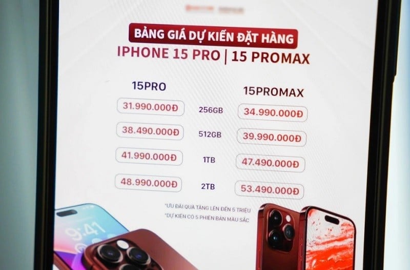 Một số cửa hàng nhỏ lẻ đã nhận đặt cọc iPhone 15 dù máy còn chưa ra mắt.