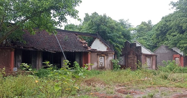 Las ruinas de un famoso pueblo antiguo vietnamita en la antigua capital.