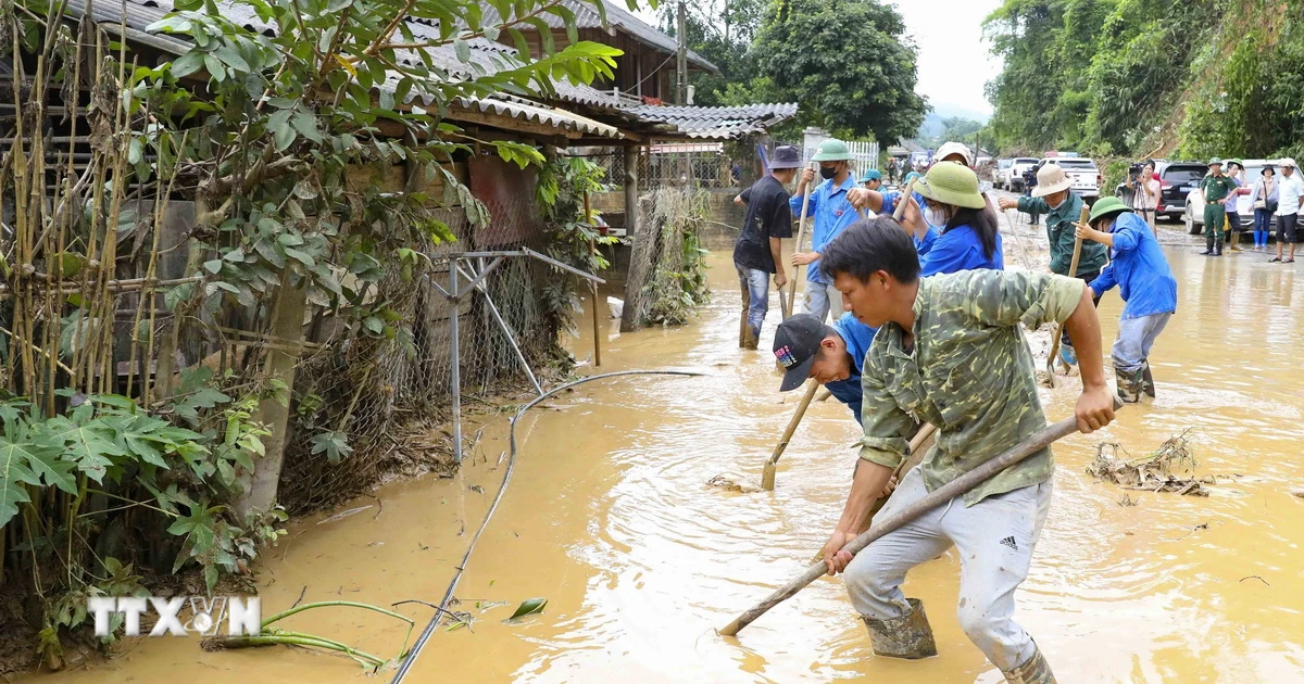 Dien Bien: Many cases of dysentery detected in Muong Pon flash flood area