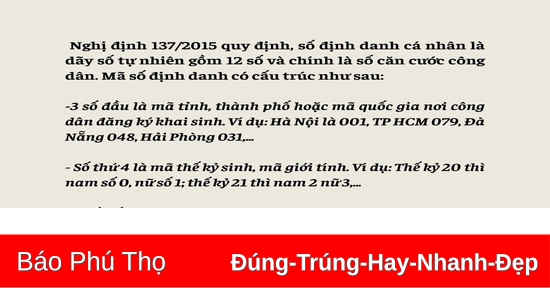 Mã định danh cá nhân có phải là số căn cước công dân?