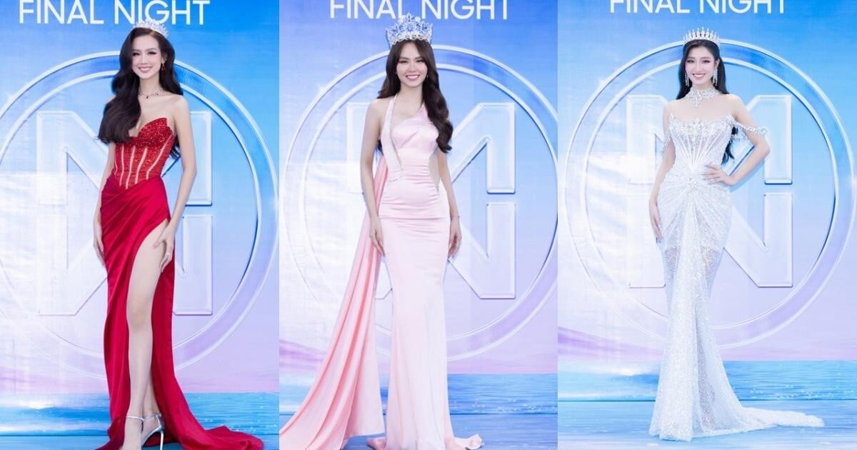 Dàn hoa hậu, á hậu gợi cảm trên thảm xanh Chung kết Miss World Vietnam 2023