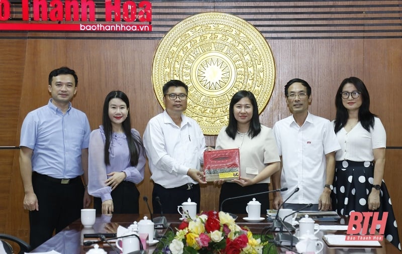 หนังสือพิมพ์Thanh Hoa แบ่งปันประสบการณ์การทำงานร่วมกับทีมงานฝ่ายสื่อ ภาพที่ 1