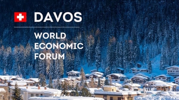 The World Economic Forum chose the theme "healing trust", opening on January 15.