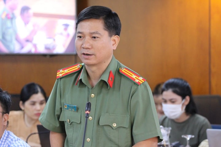 Teniente coronel Le Manh Ha, subjefe del Estado Mayor del Departamento de Policía de la ciudad de Ho Chi Minh. (Foto: Thanh Nhan)