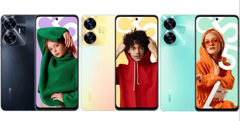 ajouter des options de couleur pour l'image 3 du realme c55