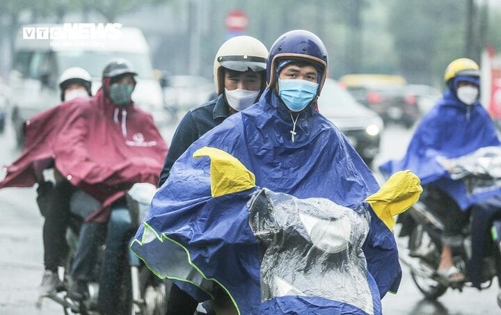 В северном регионе ночью и рано утром моросящий дождь. (Иллюстрация: Нго Нхунг)