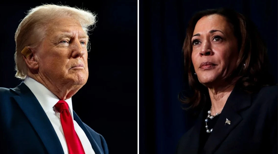 Kamala Harris lehnt Debattenvorschlag des ehemaligen Präsidenten Donald Trump ab