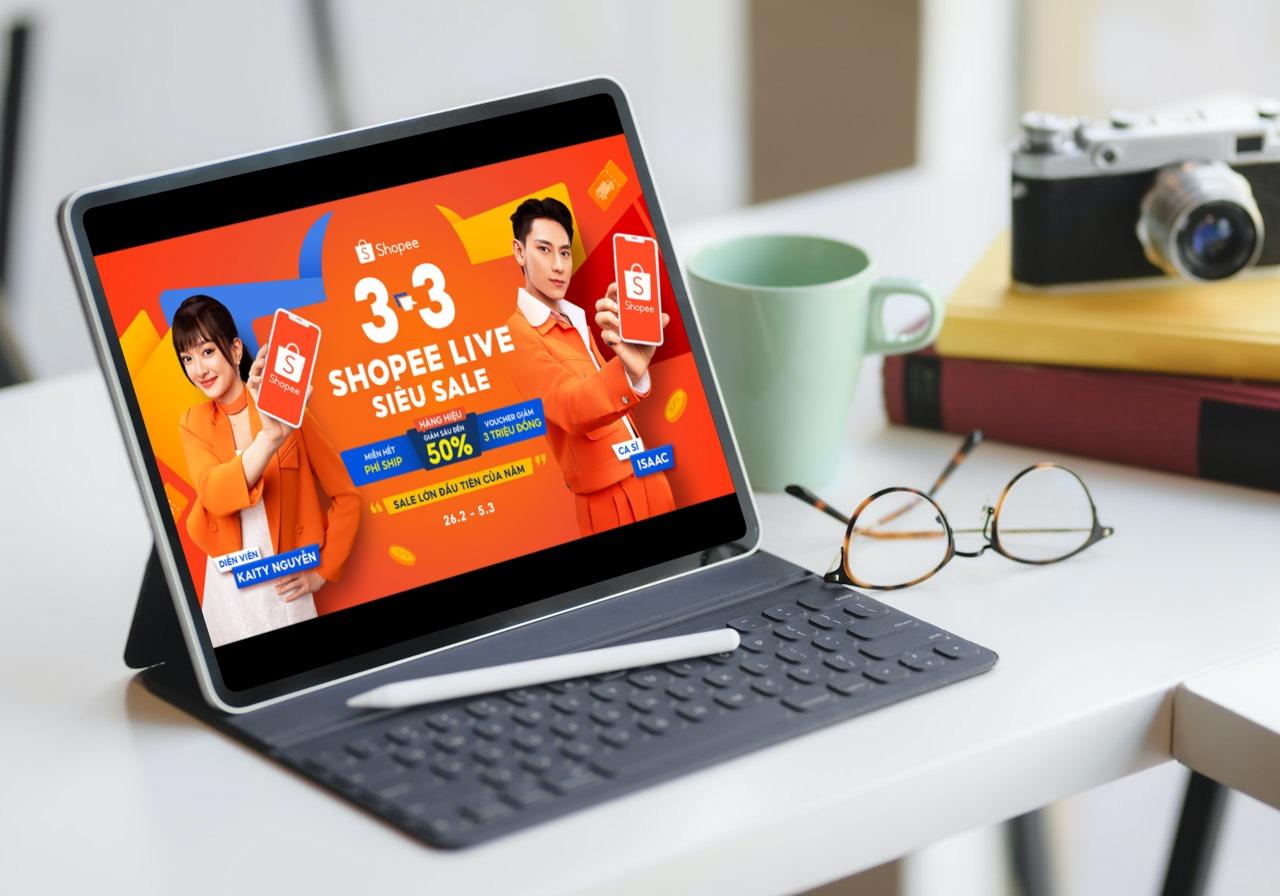 3.3 Shopee Live Siêu Sale - Sale lớn đầu tiên mở ra “vũ trụ” mua sắm giải trí bùng nổ đầu năm 2024- Ảnh 1.