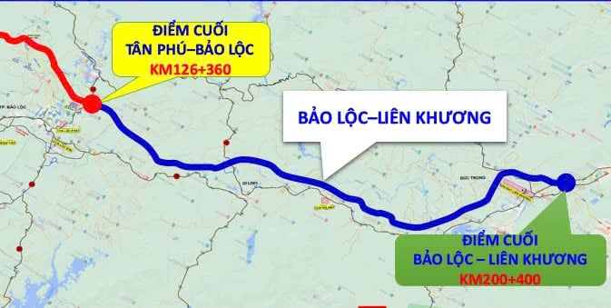 Vì sao phải điều chỉnh cục bộ hướng tuyến cao tốc Bảo Lộc - Liên Khương?- Ảnh 1.