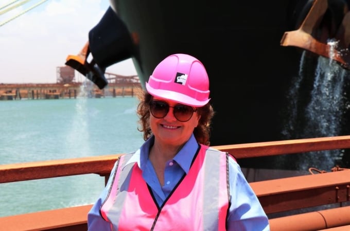 Tỷ phú Gina Rinehart. Ảnh: Hancock Prospecting