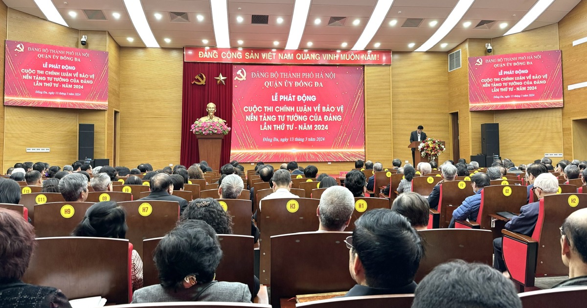 Dong Da District launches contest on protecting the Party's ideological foundation