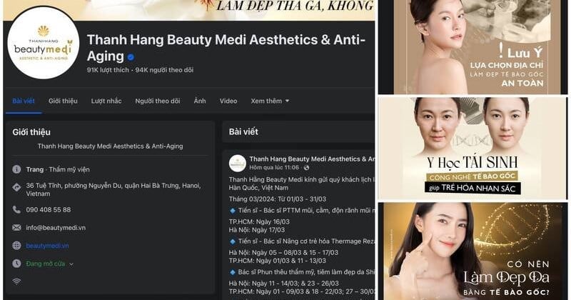 Thanh Hằng Beauty Medi doanh thu trăm tỉ đồng, lỗ lũy kế hàng chục tỉ đồng