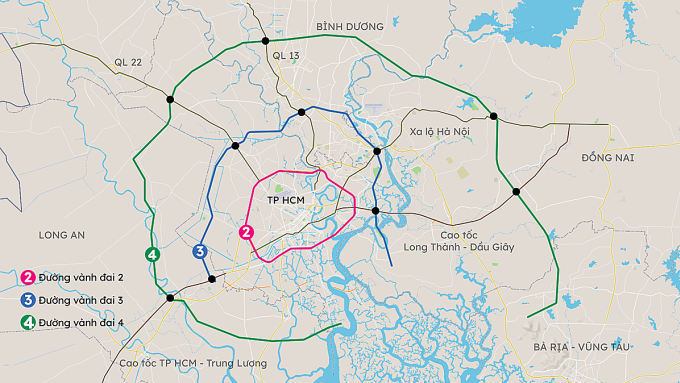 環状道路4号線のルート。グラフィック：Khanh Hoang