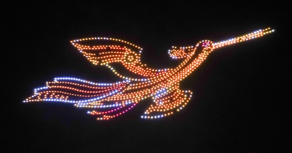 Un spectacle de lumière de drone aura lieu à l'ouverture du 10e Festival des fleurs de Da Lat