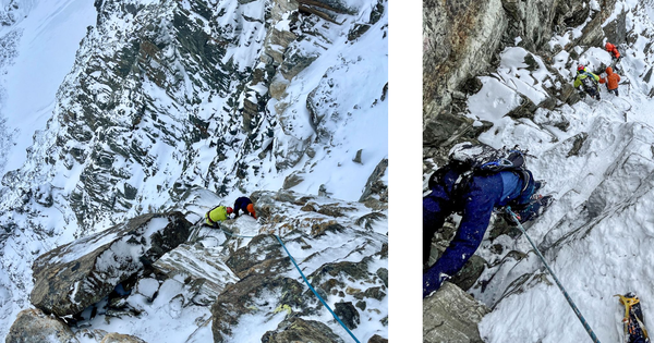 The dramatic rescue of two Vietnamese climbers in Switzerland