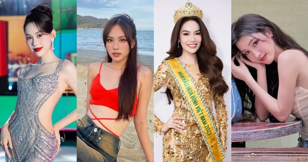 The enchanting beauty of 4 Miss and Runner-up competing internationally at the end of 2023