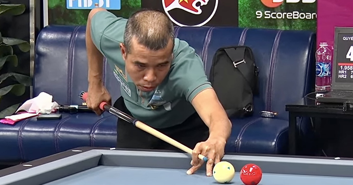 Tran Quyet Chien played explosively, winning the championship convincingly.