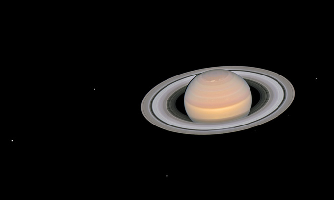 Hubble Space Telescope image of Saturn in June 2018. Image: NASA/ESA/A. Simon (GSFC)/OPAL Team/J. DePasquale (STScI)