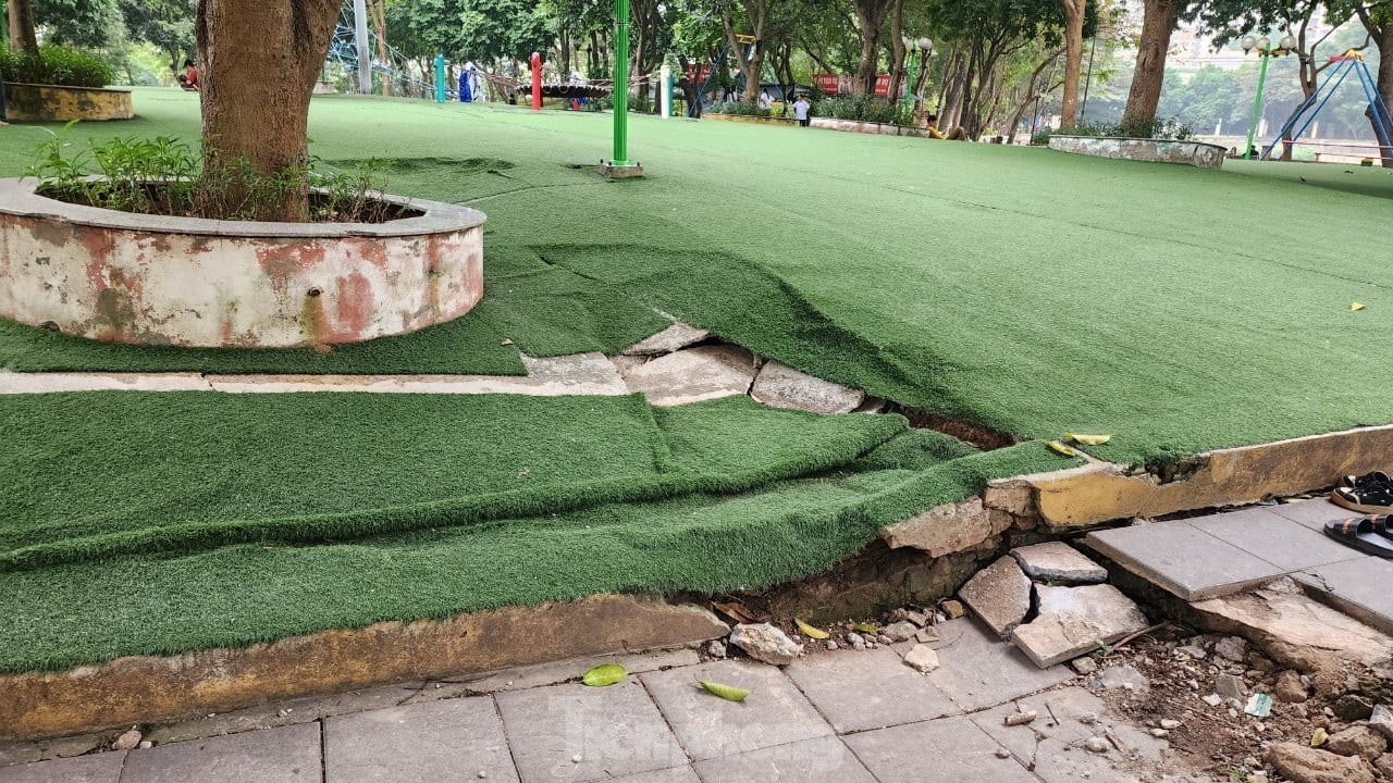 Estado actual de los parques de lento progreso en Hanoi foto 14