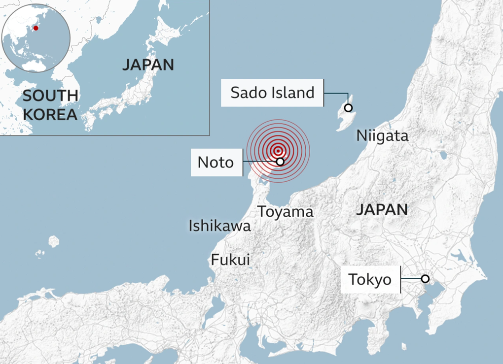Nhật Bản ghi nhận hơn 1.200 dư chấn sau động đất 7,6 độ - 2