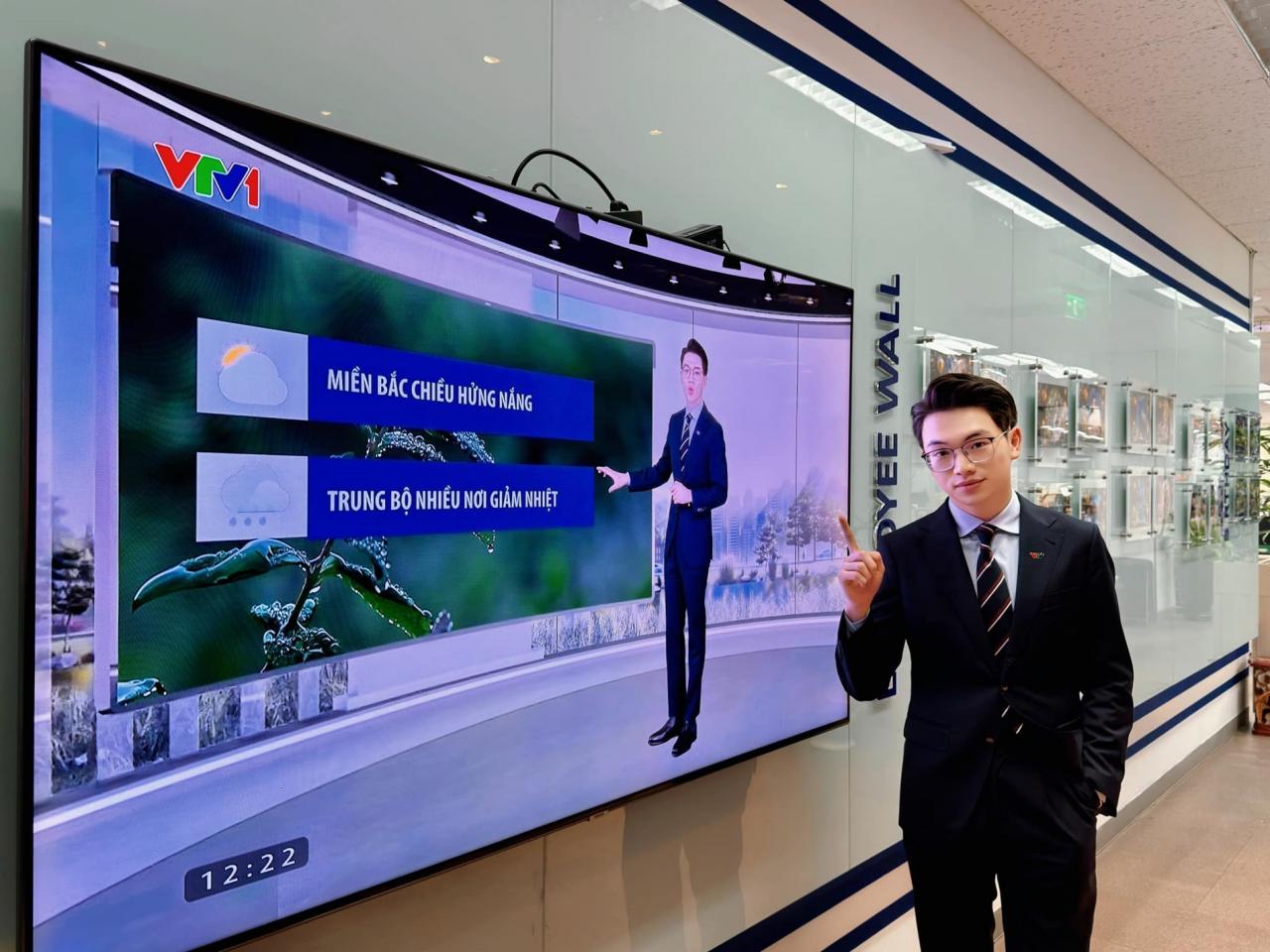 MC thời tiết hotboy sở hữu bảng thành tích 'khủng' là ai?