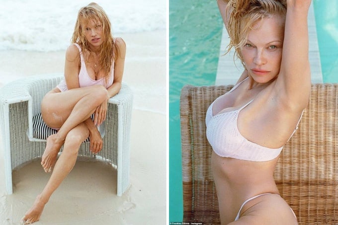 Sắc vóc tuổi 55 của nữ hoàng đồ bơi Pamela Anderson: Đẹp bất chấp bi kịch - 1