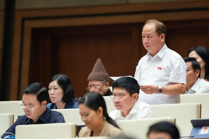 Delegate Sung A Lenh. Photo: National Assembly Media